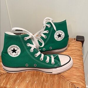 Converse Classic Green and White High-Tops